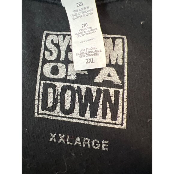 System of a Down Mezmerize Long Sleeve T-Shirt Adult Size 2XL Black - Picture 2 of 7
